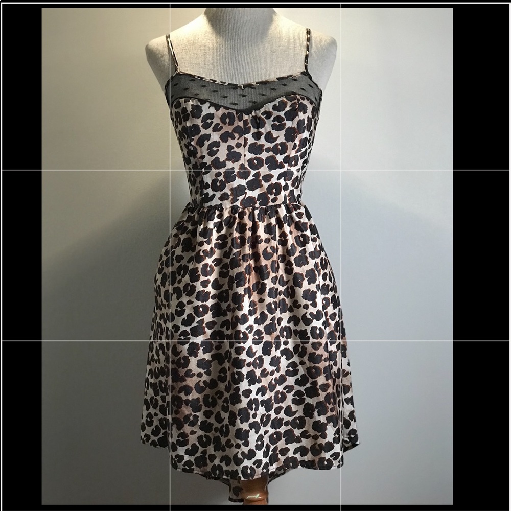 Mossimo Leopard Print Slip Dress